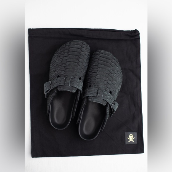 The Shoe Surgeon Luxe Mule Black Python - Picture 3 of 12